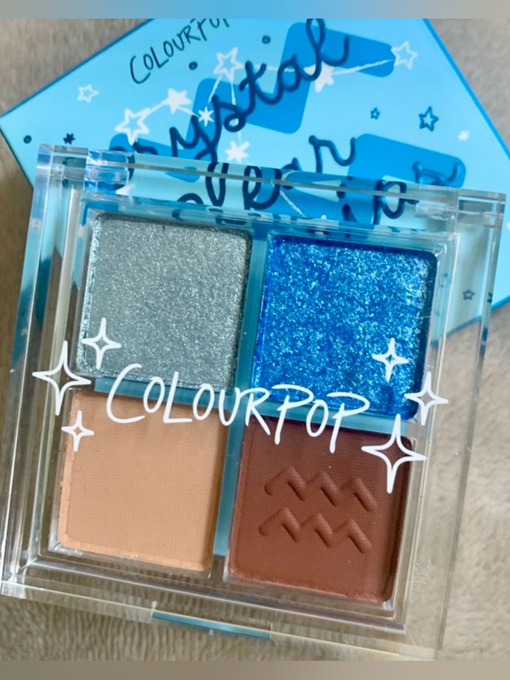 ColourPop Crystal Clear Aquarius Eyeshadow Quad - Picture 5 of 9